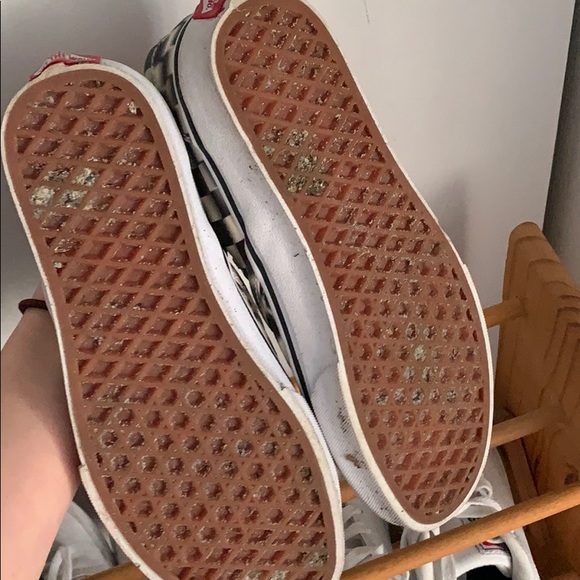 vans checkerboard blur slip-ons - Picture 5 of 5